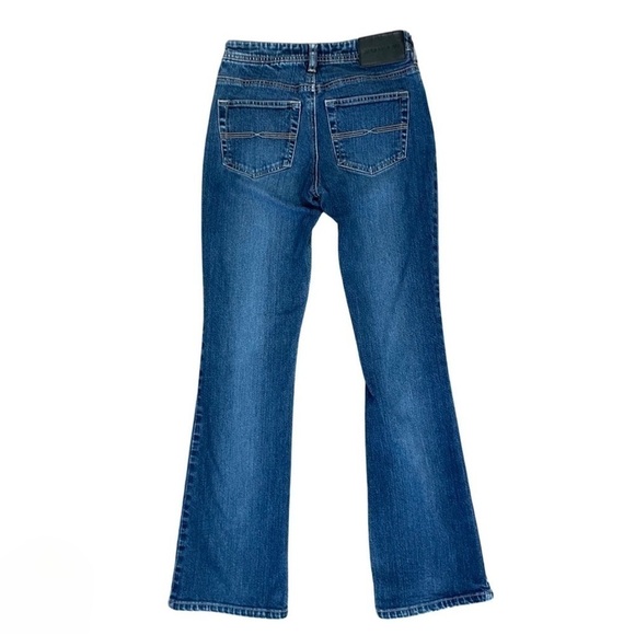 EXPRESS Flare Bootcut Jeans Stretch Blue Women’s Size 1/2 RN#54867. - Picture 4 of 16